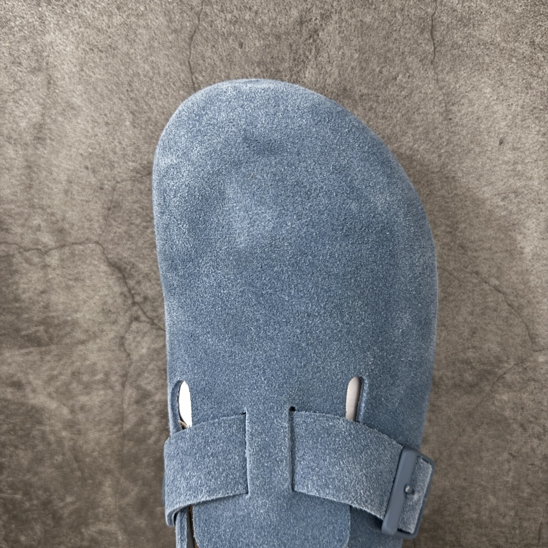 图片[5]-【H版纯原】 Birkenstock Boston 博肯/勃肯 系列上架 牛皮绒面革平底复古软木休闲鞋 配色：原力蓝 1009543 真正软木塞大底 品质细节领先市场版本 原产品质 采用质地柔软进口牛皮绒面革 无刺鼻异味 中底搭载缓震软木橡胶 进口头层牛皮 原版开模/版型/材质/细节遵循ZP工艺！ 市售顶级不吹文案 尺码：35-45-选品中心