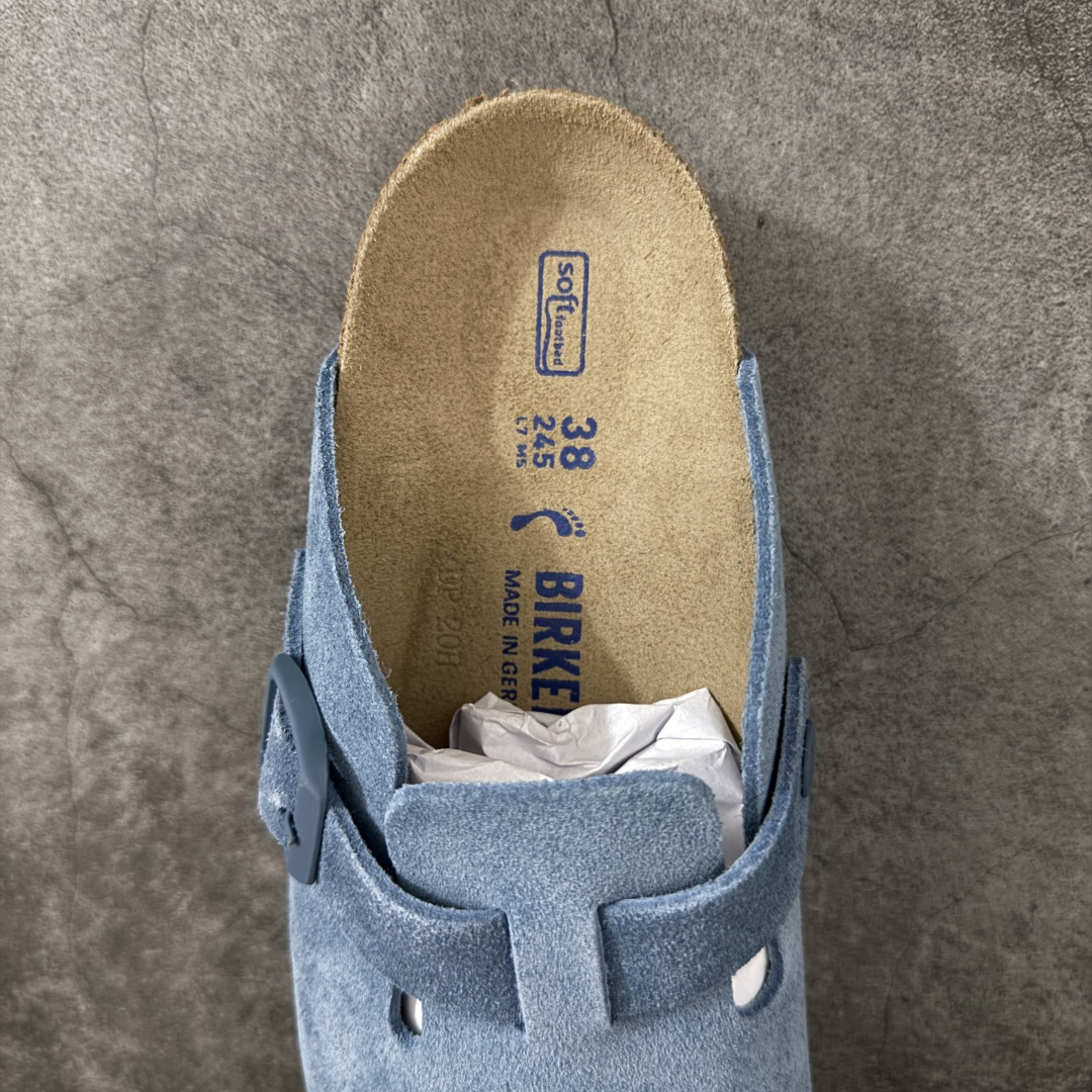图片[8]-【H版纯原】 Birkenstock Boston 博肯/勃肯 系列上架 牛皮绒面革平底复古软木休闲鞋 配色：原力蓝 1009543 真正软木塞大底 品质细节领先市场版本 原产品质 采用质地柔软进口牛皮绒面革 无刺鼻异味 中底搭载缓震软木橡胶 进口头层牛皮 原版开模/版型/材质/细节遵循ZP工艺！ 市售顶级不吹文案 尺码：35-45-选品中心
