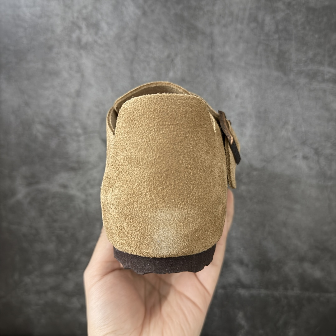 图片[4]-【H版纯原】 Birkenstock Boston 博肯/勃肯 系列上架 牛皮绒面革平底复古软木休闲鞋 全包 配色：栗色 1013309 真正软木塞大底 品质细节领先市场版本 原产品质 采用质地柔软进口牛皮绒面革 无刺鼻异味 中底搭载缓震软木橡胶 进口头层牛皮 原版开模/版型/材质/细节遵循ZP工艺！ 市售顶级不吹文案 尺码：35-45-选品中心