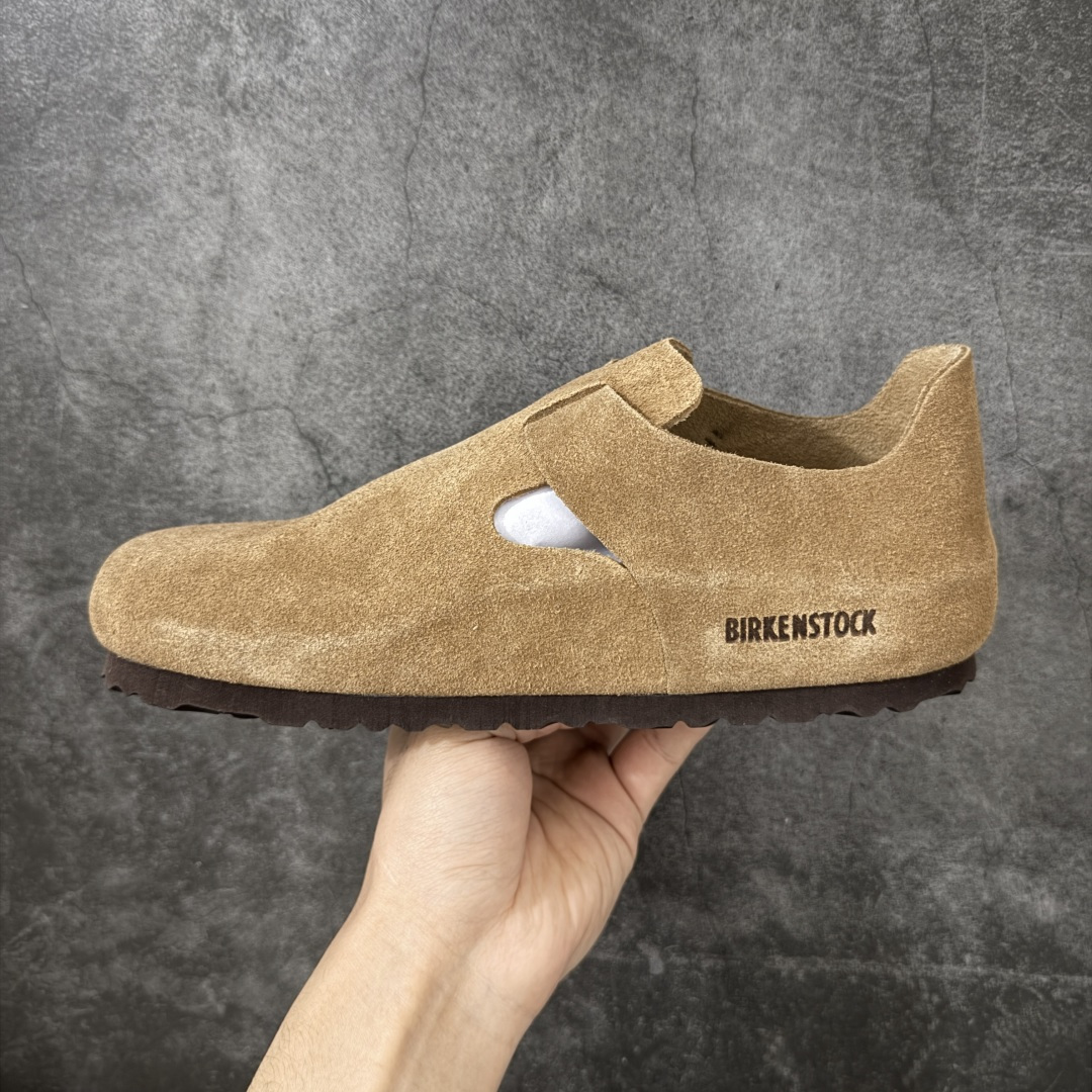 图片[2]-【H版纯原】 Birkenstock Boston 博肯/勃肯 系列上架 牛皮绒面革平底复古软木休闲鞋 全包 配色：栗色 1013309 真正软木塞大底 品质细节领先市场版本 原产品质 采用质地柔软进口牛皮绒面革 无刺鼻异味 中底搭载缓震软木橡胶 进口头层牛皮 原版开模/版型/材质/细节遵循ZP工艺！ 市售顶级不吹文案 尺码：35-45-选品中心