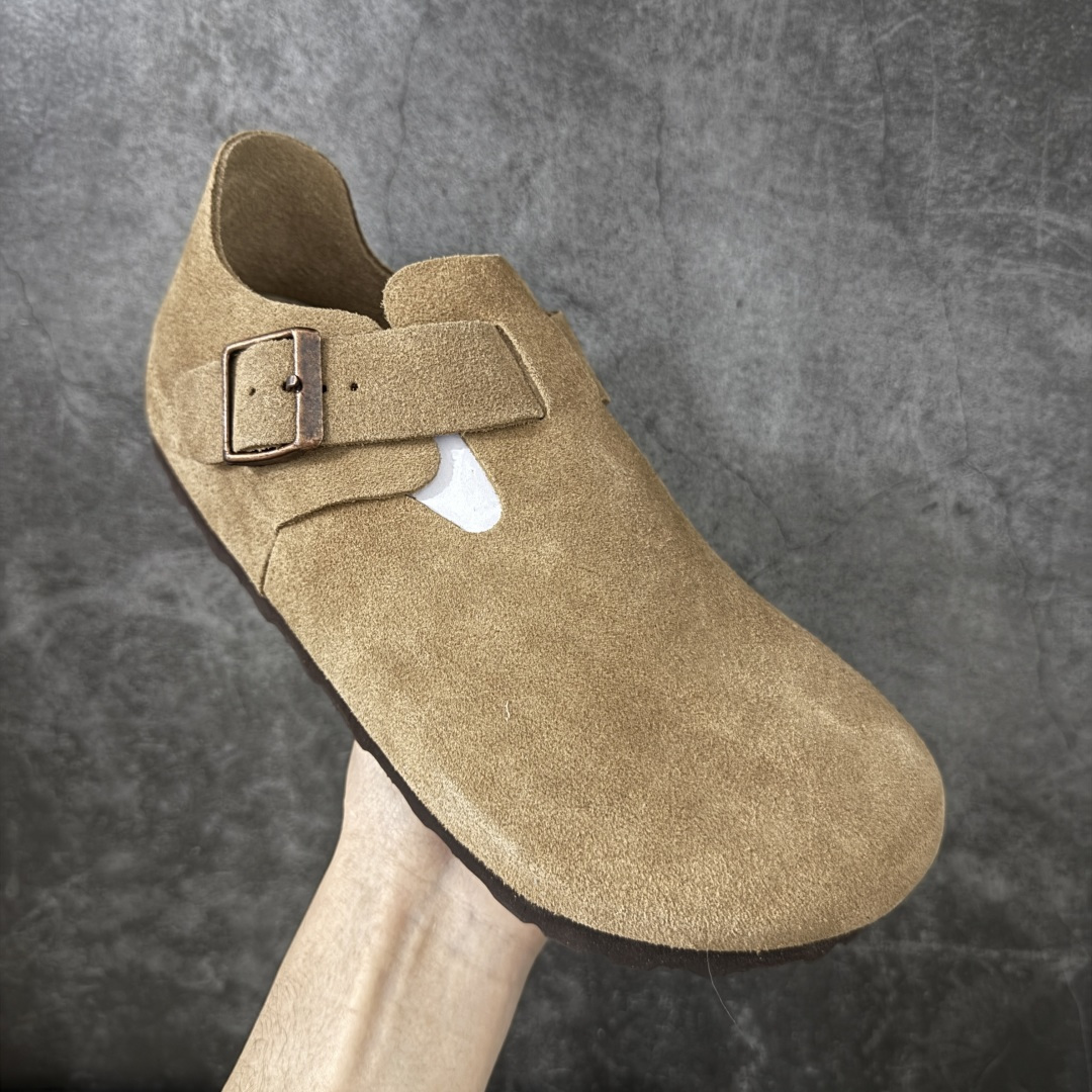 图片[3]-【H版纯原】 Birkenstock Boston 博肯/勃肯 系列上架 牛皮绒面革平底复古软木休闲鞋 全包 配色：栗色 1013309 真正软木塞大底 品质细节领先市场版本 原产品质 采用质地柔软进口牛皮绒面革 无刺鼻异味 中底搭载缓震软木橡胶 进口头层牛皮 原版开模/版型/材质/细节遵循ZP工艺！ 市售顶级不吹文案 尺码：35-45-选品中心