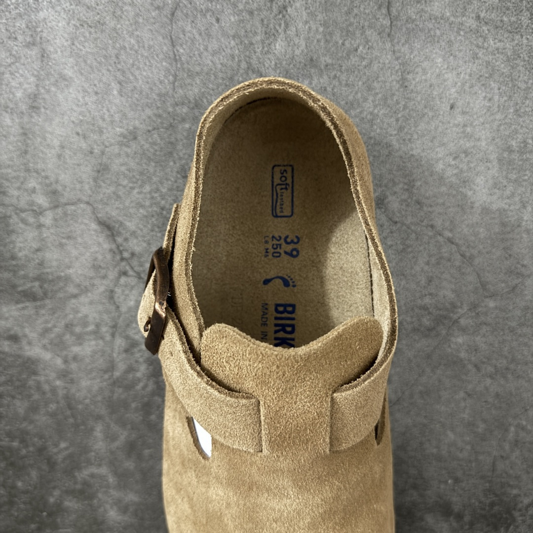 图片[8]-【H版纯原】 Birkenstock Boston 博肯/勃肯 系列上架 牛皮绒面革平底复古软木休闲鞋 全包 配色：栗色 1013309 真正软木塞大底 品质细节领先市场版本 原产品质 采用质地柔软进口牛皮绒面革 无刺鼻异味 中底搭载缓震软木橡胶 进口头层牛皮 原版开模/版型/材质/细节遵循ZP工艺！ 市售顶级不吹文案 尺码：35-45-选品中心