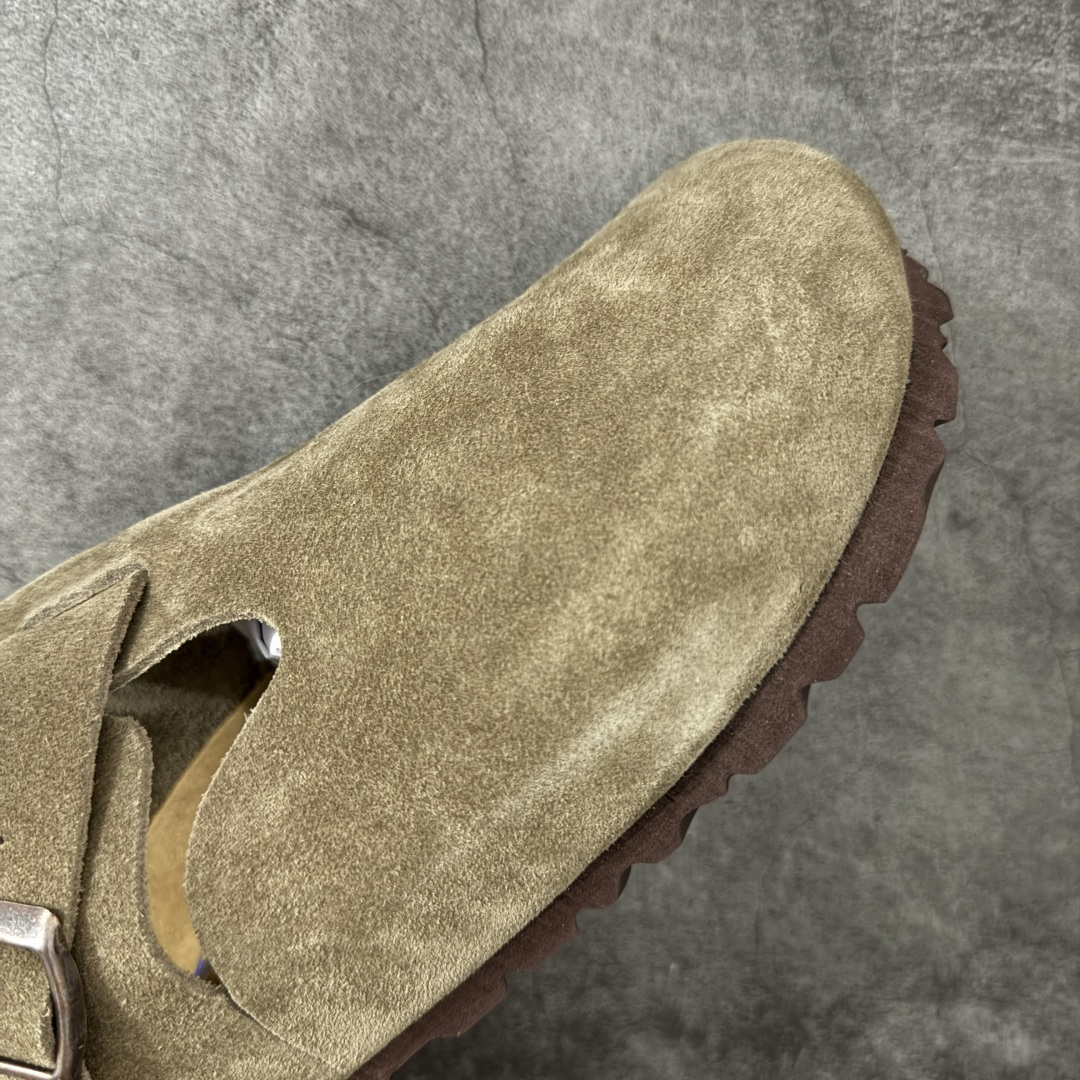 图片[6]-【H版纯原】 Birkenstock Boston 博肯/勃肯 系列上架 牛皮绒面革平底复古软木休闲鞋 全包 配色：羚羊棕 1013309 真正软木塞大底 品质细节领先市场版本 原产品质 采用质地柔软进口牛皮绒面革 无刺鼻异味 中底搭载缓震软木橡胶 进口头层牛皮 原版开模/版型/材质/细节遵循ZP工艺！ 市售顶级不吹文案 尺码：35-45-选品中心