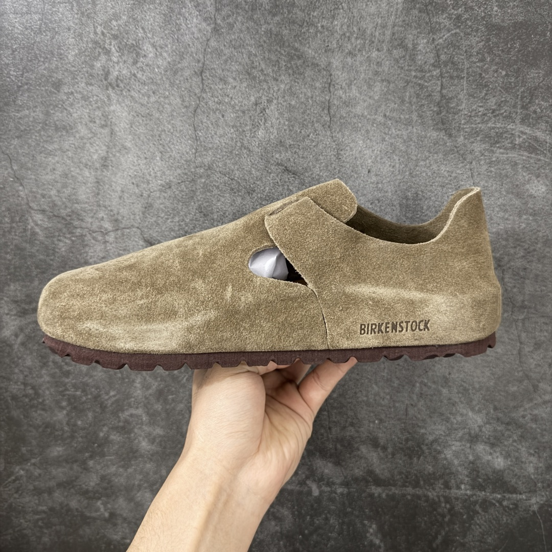 图片[2]-【H版纯原】 Birkenstock Boston 博肯/勃肯 系列上架 牛皮绒面革平底复古软木休闲鞋 全包 配色：羚羊棕 1013309 真正软木塞大底 品质细节领先市场版本 原产品质 采用质地柔软进口牛皮绒面革 无刺鼻异味 中底搭载缓震软木橡胶 进口头层牛皮 原版开模/版型/材质/细节遵循ZP工艺！ 市售顶级不吹文案 尺码：35-45-选品中心
