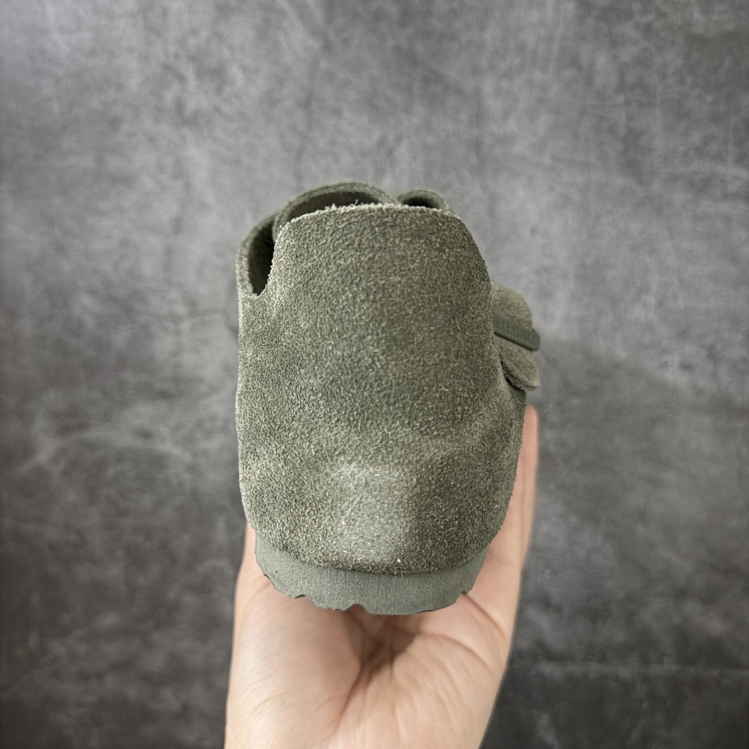 图片[4]-【H版纯原】 Birkenstock Boston 博肯/勃肯 系列上架 牛皮绒面革平底复古软木休闲鞋 全包 配色：橄榄绿 1013309 真正软木塞大底 品质细节领先市场版本 原产品质 采用质地柔软进口牛皮绒面革 无刺鼻异味 中底搭载缓震软木橡胶 进口头层牛皮 原版开模/版型/材质/细节遵循ZP工艺！ 市售顶级不吹文案 尺码：35-45-选品中心