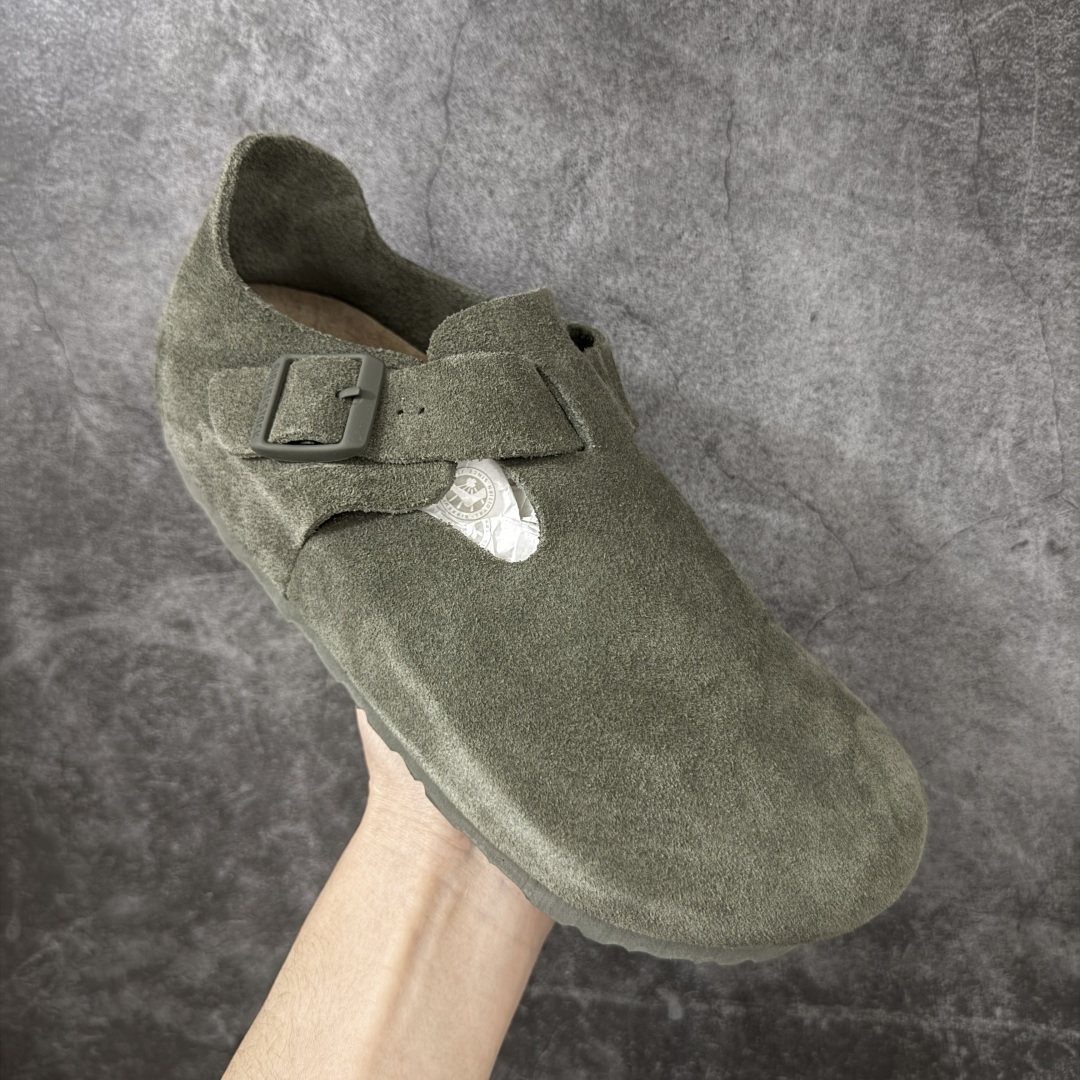 图片[3]-【H版纯原】 Birkenstock Boston 博肯/勃肯 系列上架 牛皮绒面革平底复古软木休闲鞋 全包 配色：橄榄绿 1013309 真正软木塞大底 品质细节领先市场版本 原产品质 采用质地柔软进口牛皮绒面革 无刺鼻异味 中底搭载缓震软木橡胶 进口头层牛皮 原版开模/版型/材质/细节遵循ZP工艺！ 市售顶级不吹文案 尺码：35-45-选品中心