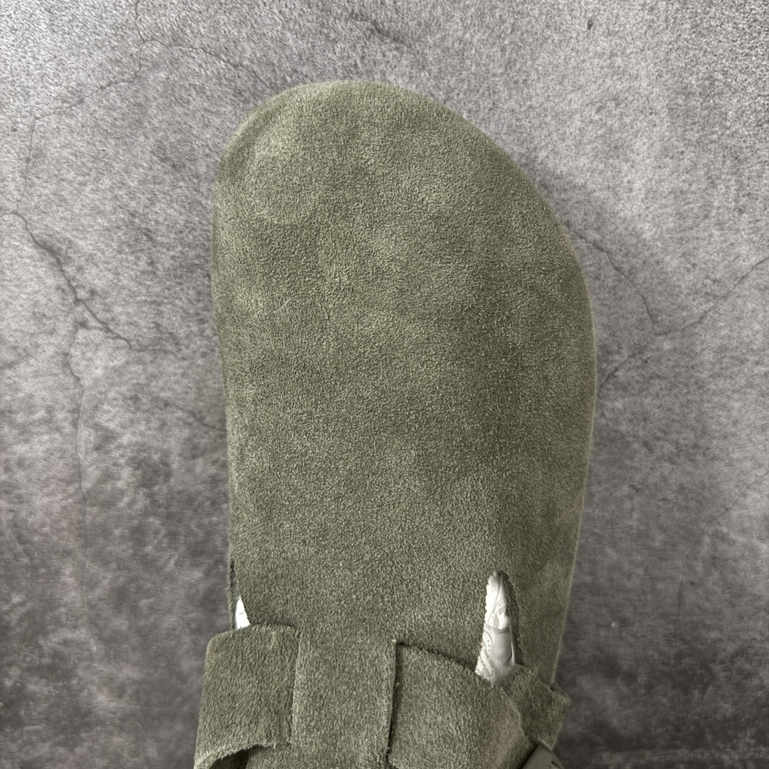 图片[5]-【H版纯原】 Birkenstock Boston 博肯/勃肯 系列上架 牛皮绒面革平底复古软木休闲鞋 全包 配色：橄榄绿 1013309 真正软木塞大底 品质细节领先市场版本 原产品质 采用质地柔软进口牛皮绒面革 无刺鼻异味 中底搭载缓震软木橡胶 进口头层牛皮 原版开模/版型/材质/细节遵循ZP工艺！ 市售顶级不吹文案 尺码：35-45-选品中心