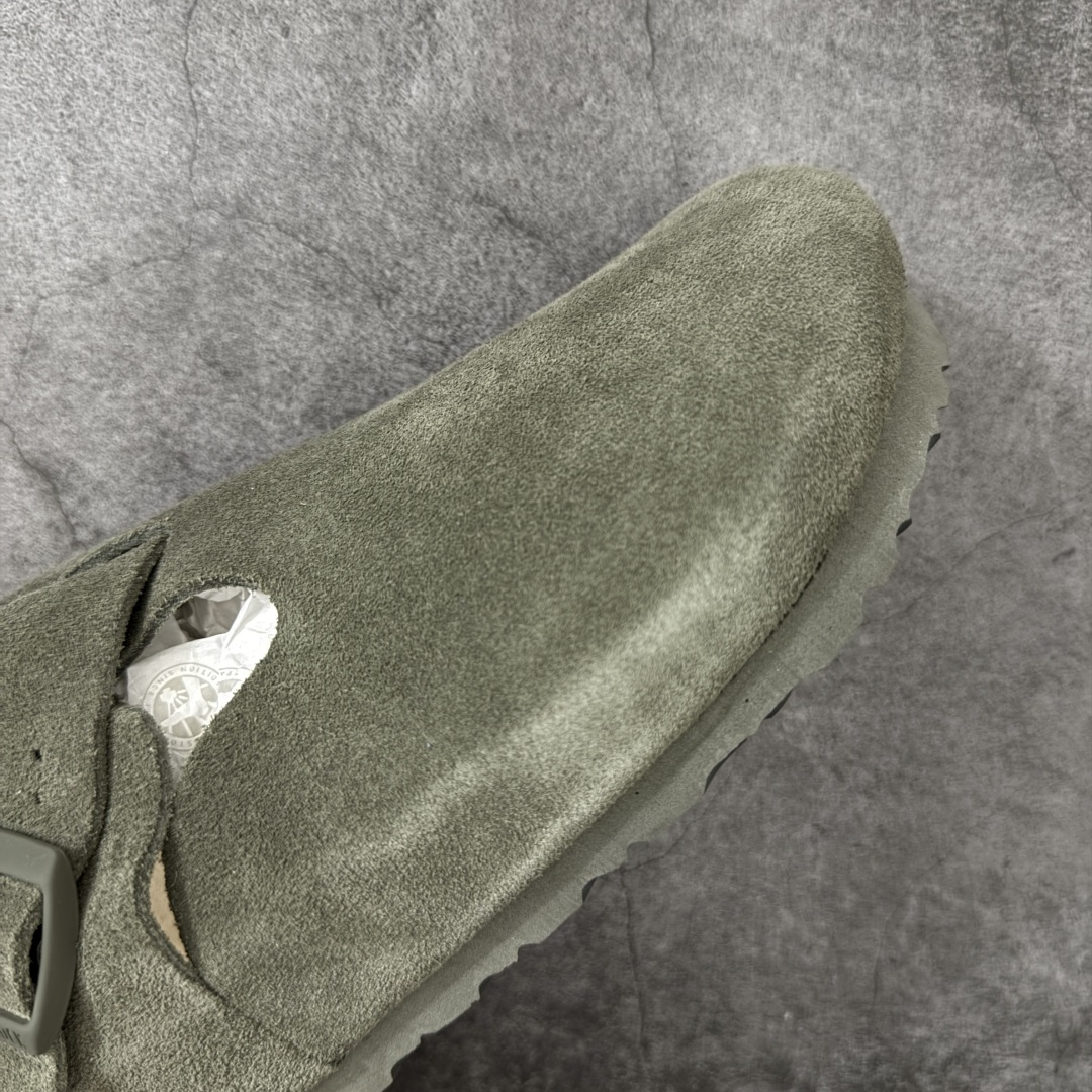 图片[6]-【H版纯原】 Birkenstock Boston 博肯/勃肯 系列上架 牛皮绒面革平底复古软木休闲鞋 全包 配色：橄榄绿 1013309 真正软木塞大底 品质细节领先市场版本 原产品质 采用质地柔软进口牛皮绒面革 无刺鼻异味 中底搭载缓震软木橡胶 进口头层牛皮 原版开模/版型/材质/细节遵循ZP工艺！ 市售顶级不吹文案 尺码：35-45-选品中心