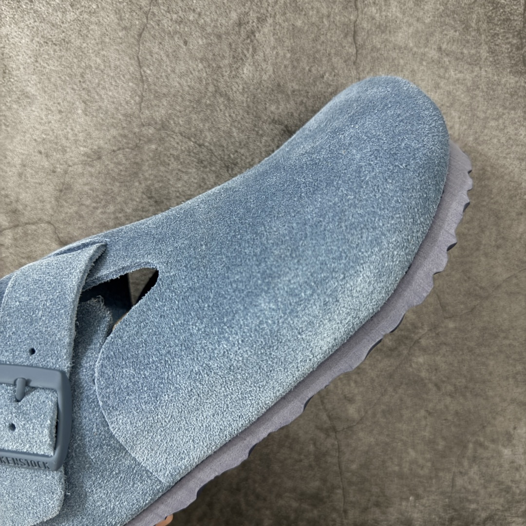 图片[6]-【H版纯原】 Birkenstock Boston 博肯/勃肯 系列上架 牛皮绒面革平底复古软木休闲鞋 全包 配色：原力蓝 1013309 真正软木塞大底 品质细节领先市场版本 原产品质 采用质地柔软进口牛皮绒面革 无刺鼻异味 中底搭载缓震软木橡胶 进口头层牛皮 原版开模/版型/材质/细节遵循ZP工艺！ 市售顶级不吹文案 尺码：35-45-选品中心