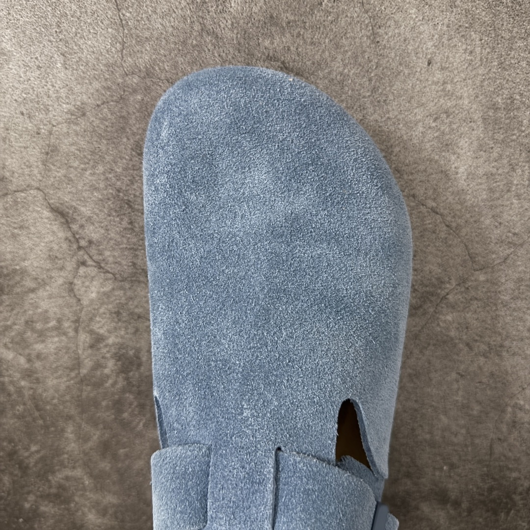 图片[5]-【H版纯原】 Birkenstock Boston 博肯/勃肯 系列上架 牛皮绒面革平底复古软木休闲鞋 全包 配色：原力蓝 1013309 真正软木塞大底 品质细节领先市场版本 原产品质 采用质地柔软进口牛皮绒面革 无刺鼻异味 中底搭载缓震软木橡胶 进口头层牛皮 原版开模/版型/材质/细节遵循ZP工艺！ 市售顶级不吹文案 尺码：35-45-选品中心