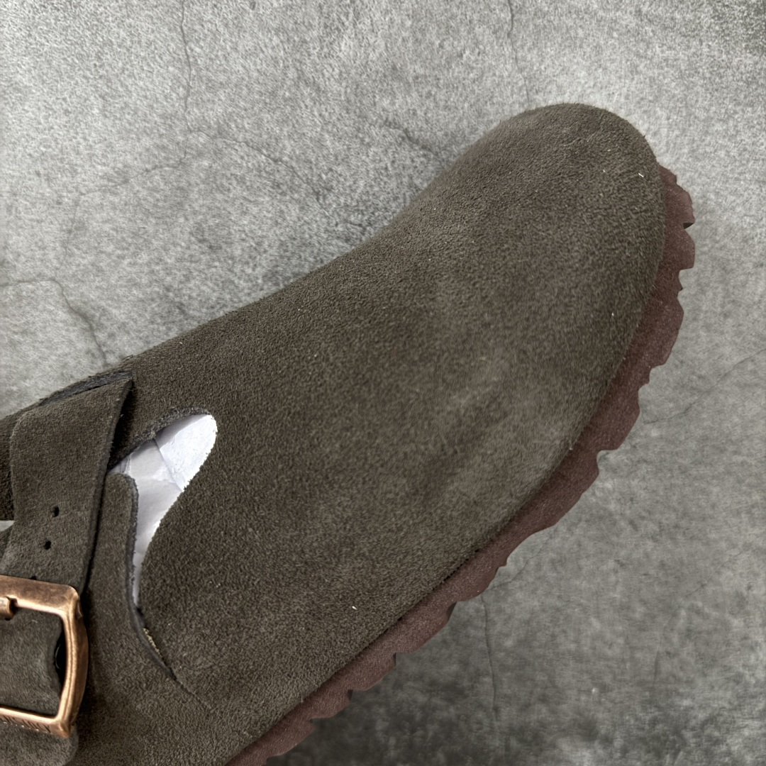 图片[6]-【H版纯原】 Birkenstock Boston 博肯/勃肯 系列上架 牛皮绒面革平底复古软木休闲鞋 全包 配色：巧色 1013309 真正软木塞大底 品质细节领先市场版本 原产品质 采用质地柔软进口牛皮绒面革 无刺鼻异味 中底搭载缓震软木橡胶 进口头层牛皮 原版开模/版型/材质/细节遵循ZP工艺！ 市售顶级不吹文案 尺码：35-45-选品中心