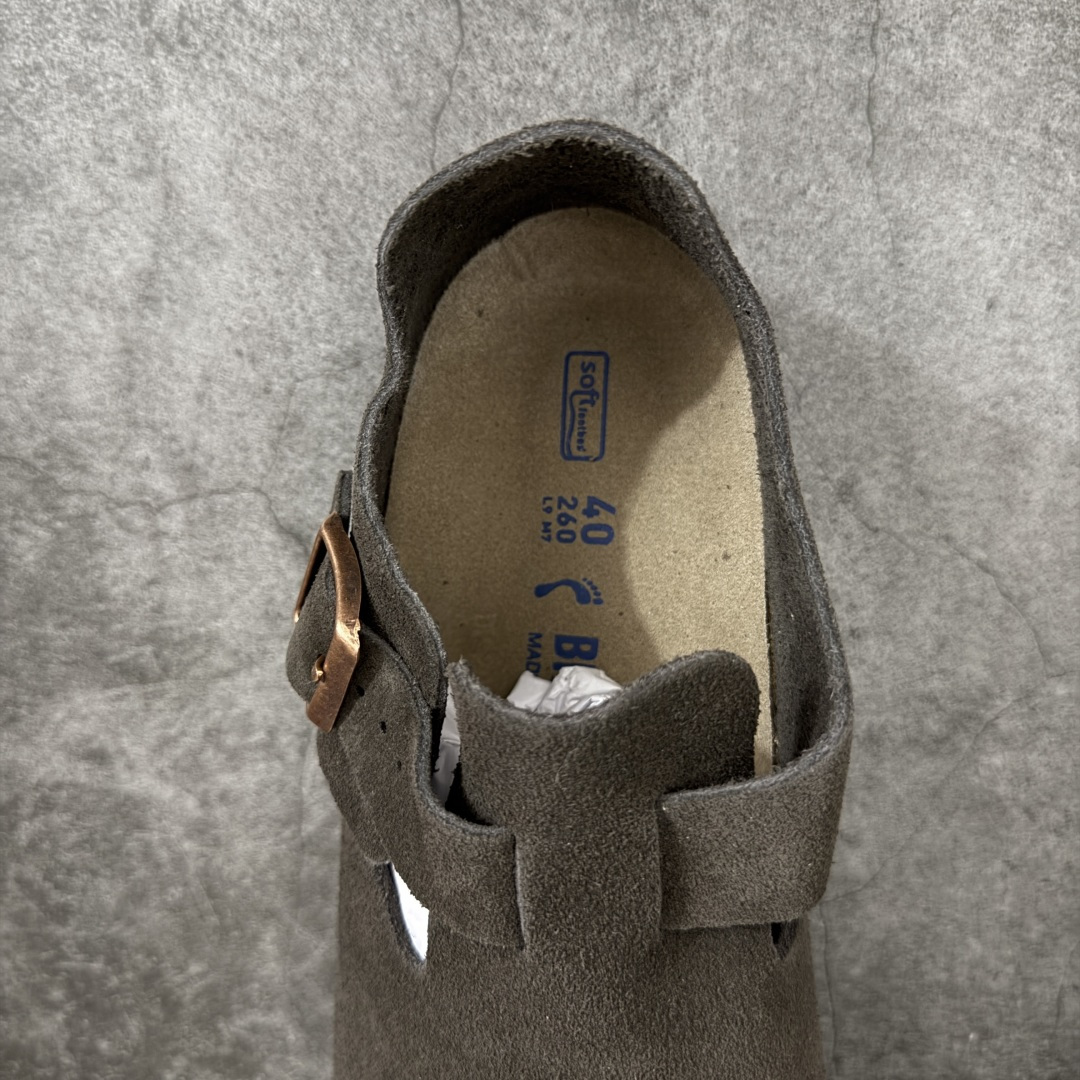 图片[8]-【H版纯原】 Birkenstock Boston 博肯/勃肯 系列上架 牛皮绒面革平底复古软木休闲鞋 全包 配色：巧色 1013309 真正软木塞大底 品质细节领先市场版本 原产品质 采用质地柔软进口牛皮绒面革 无刺鼻异味 中底搭载缓震软木橡胶 进口头层牛皮 原版开模/版型/材质/细节遵循ZP工艺！ 市售顶级不吹文案 尺码：35-45-选品中心