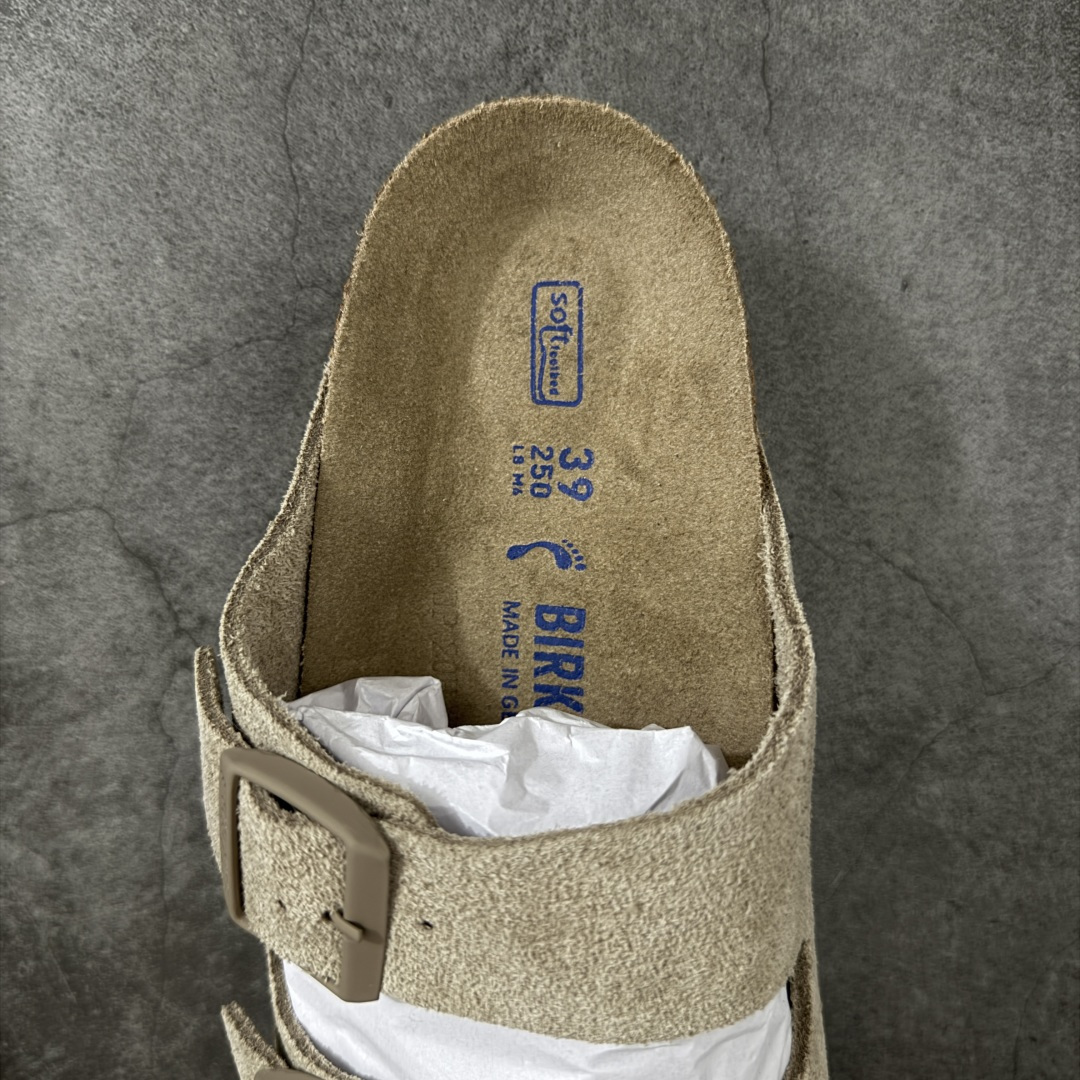 图片[8]-【H版纯原】 Birkenstock Boston 博肯/勃肯 系列上架 牛皮绒面革平底复古软木休闲鞋 二字拖鞋 配色：新沙色 1029790 真正软木塞大底 品质细节领先市场版本 原产品质 采用质地柔软进口牛皮绒面革 无刺鼻异味 中底搭载缓震软木橡胶 进口头层牛皮 原版开模/版型/材质/细节遵循ZP工艺！ 市售顶级不吹文案 尺码：35-45-选品中心