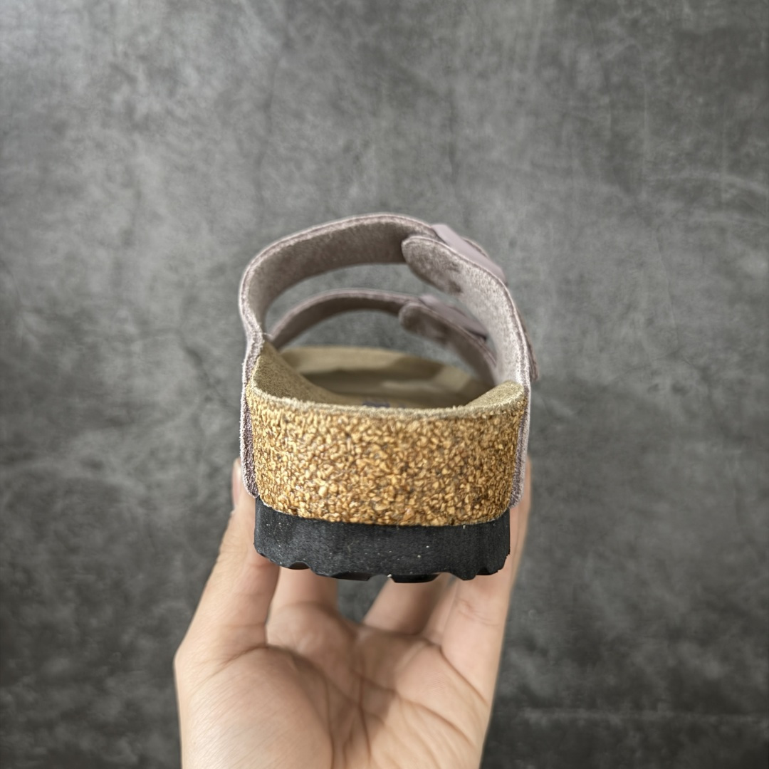 图片[4]-【H版纯原】 Birkenstock Boston 博肯/勃肯 系列上架 牛皮绒面革平底复古软木休闲鞋 二字拖鞋 配色：浅紫色 1029790 真正软木塞大底 品质细节领先市场版本 原产品质 采用质地柔软进口牛皮绒面革 无刺鼻异味 中底搭载缓震软木橡胶 进口头层牛皮 原版开模/版型/材质/细节遵循ZP工艺！ 市售顶级不吹文案 尺码：35-45-选品中心
