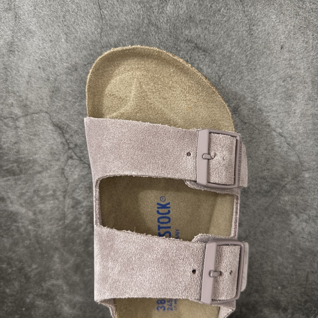 图片[5]-【H版纯原】 Birkenstock Boston 博肯/勃肯 系列上架 牛皮绒面革平底复古软木休闲鞋 二字拖鞋 配色：浅紫色 1029790 真正软木塞大底 品质细节领先市场版本 原产品质 采用质地柔软进口牛皮绒面革 无刺鼻异味 中底搭载缓震软木橡胶 进口头层牛皮 原版开模/版型/材质/细节遵循ZP工艺！ 市售顶级不吹文案 尺码：35-45-选品中心