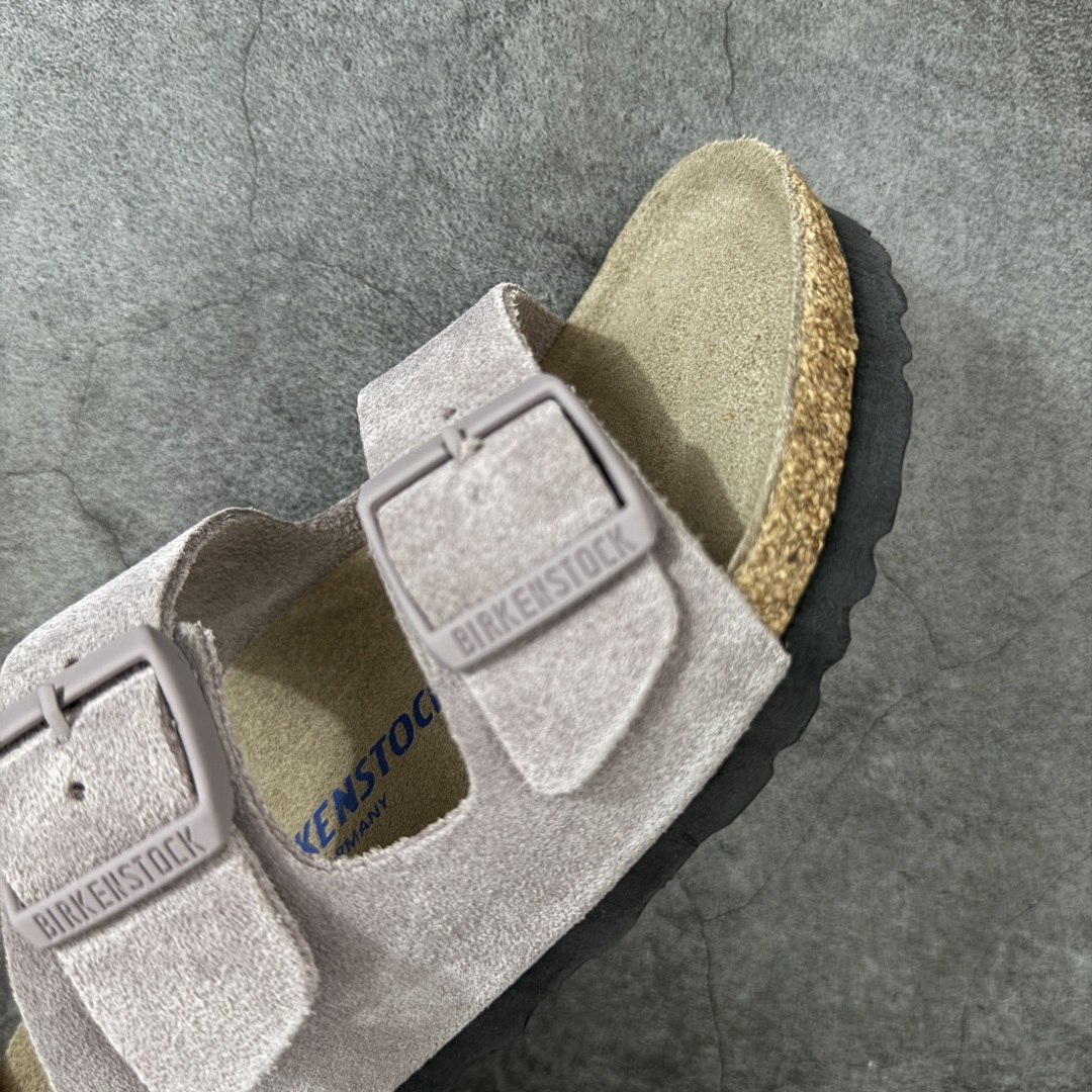 图片[6]-【H版纯原】 Birkenstock Boston 博肯/勃肯 系列上架 牛皮绒面革平底复古软木休闲鞋 二字拖鞋 配色：浅紫色 1029790 真正软木塞大底 品质细节领先市场版本 原产品质 采用质地柔软进口牛皮绒面革 无刺鼻异味 中底搭载缓震软木橡胶 进口头层牛皮 原版开模/版型/材质/细节遵循ZP工艺！ 市售顶级不吹文案 尺码：35-45-选品中心
