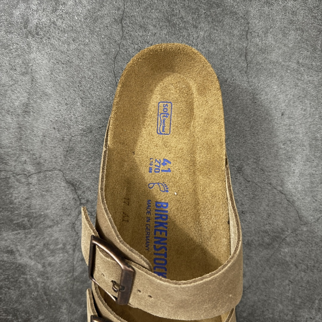 图片[8]-【H版纯原】 Birkenstock Boston 博肯/勃肯 系列上架 牛皮绒面革平底复古软木休闲鞋 二字拖鞋 配色：栗色 1029790 真正软木塞大底 品质细节领先市场版本 原产品质 采用质地柔软进口牛皮绒面革 无刺鼻异味 中底搭载缓震软木橡胶 进口头层牛皮 原版开模/版型/材质/细节遵循ZP工艺！ 市售顶级不吹文案 尺码：35-45-选品中心