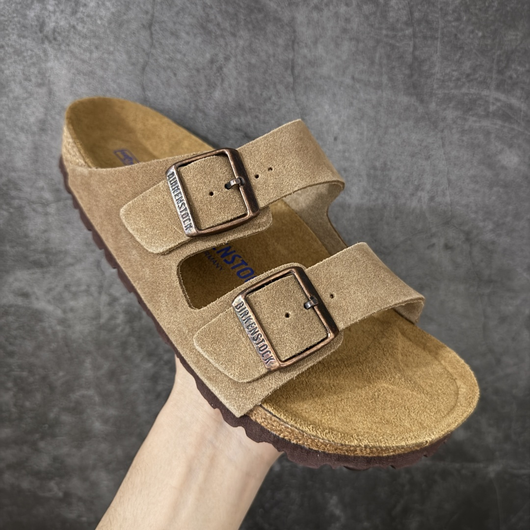 图片[3]-【H版纯原】 Birkenstock Boston 博肯/勃肯 系列上架 牛皮绒面革平底复古软木休闲鞋 二字拖鞋 配色：栗色 1029790 真正软木塞大底 品质细节领先市场版本 原产品质 采用质地柔软进口牛皮绒面革 无刺鼻异味 中底搭载缓震软木橡胶 进口头层牛皮 原版开模/版型/材质/细节遵循ZP工艺！ 市售顶级不吹文案 尺码：35-45-选品中心