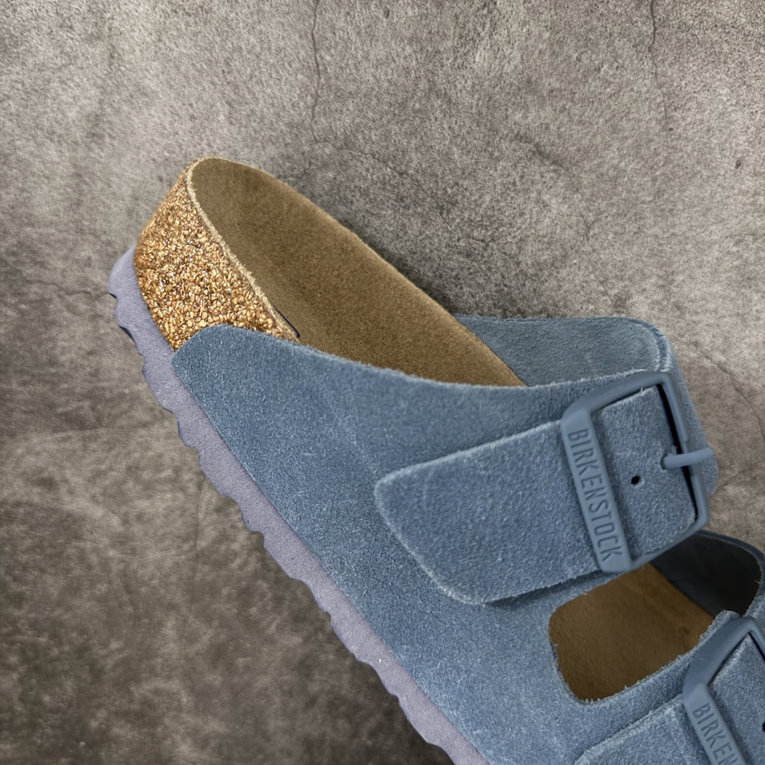 图片[7]-【H版纯原】 Birkenstock Boston 博肯/勃肯 系列上架 牛皮绒面革平底复古软木休闲鞋 二字拖鞋 配色：原力蓝 1029790 真正软木塞大底 品质细节领先市场版本 原产品质 采用质地柔软进口牛皮绒面革 无刺鼻异味 中底搭载缓震软木橡胶 进口头层牛皮 原版开模/版型/材质/细节遵循ZP工艺！ 市售顶级不吹文案 尺码：35-45-选品中心