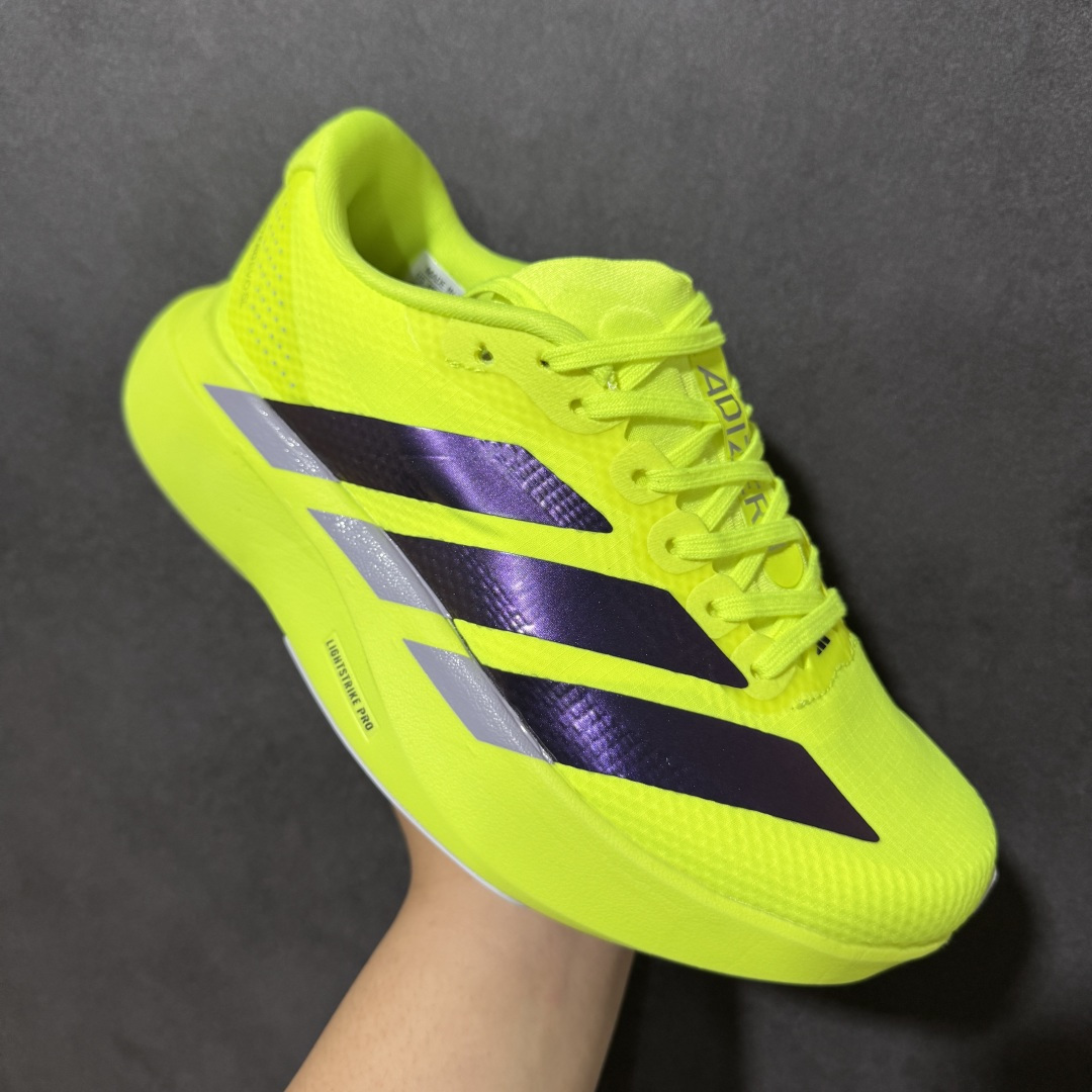 图片[3]-【公司级】Adidas Adizero Evo SL 阿迪达斯 舒适百搭防滑耐磨 低帮 休闲跑步鞋 中底配置方面搭载全掌Lightstrike Pro 鞋面采用透气网面 契合日常训练鞋的定位 外底给到了橡胶 更加防滑耐磨 货号： JR2024 尺码： 36 36.5 37 38 38.5 39 40 40.5 41 42 42.5 43 44 45-选品中心