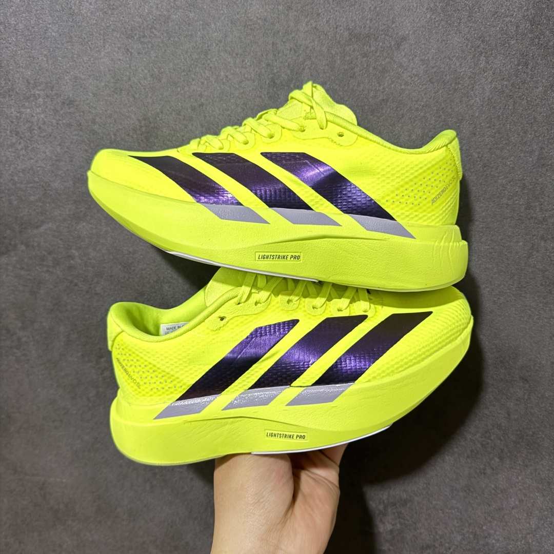 图片[9]-【公司级】Adidas Adizero Evo SL 阿迪达斯 舒适百搭防滑耐磨 低帮 休闲跑步鞋 中底配置方面搭载全掌Lightstrike Pro 鞋面采用透气网面 契合日常训练鞋的定位 外底给到了橡胶 更加防滑耐磨 货号： JR2024 尺码： 36 36.5 37 38 38.5 39 40 40.5 41 42 42.5 43 44 45-选品中心