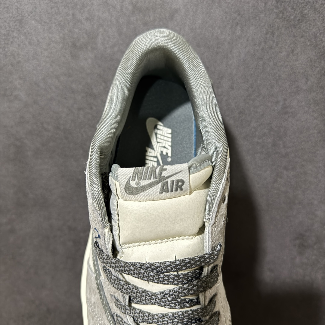 图片[6]-【定制版】Nike Air Jordan 1 x Travis Scott AJ1倒勾 乔一倒钩 ‘DIY’定制 耐克 低帮文化篮球鞋 完美品质出货 细节如图所示 鞋面切割工整 冲孔整齐干净 中底拉帮线 整体清洁度非常好 货号：XS2025-093 尺码：36 36.5 37.5 38 38.5 39 40 40.5 41 42 42.5 43 44 45-选品中心