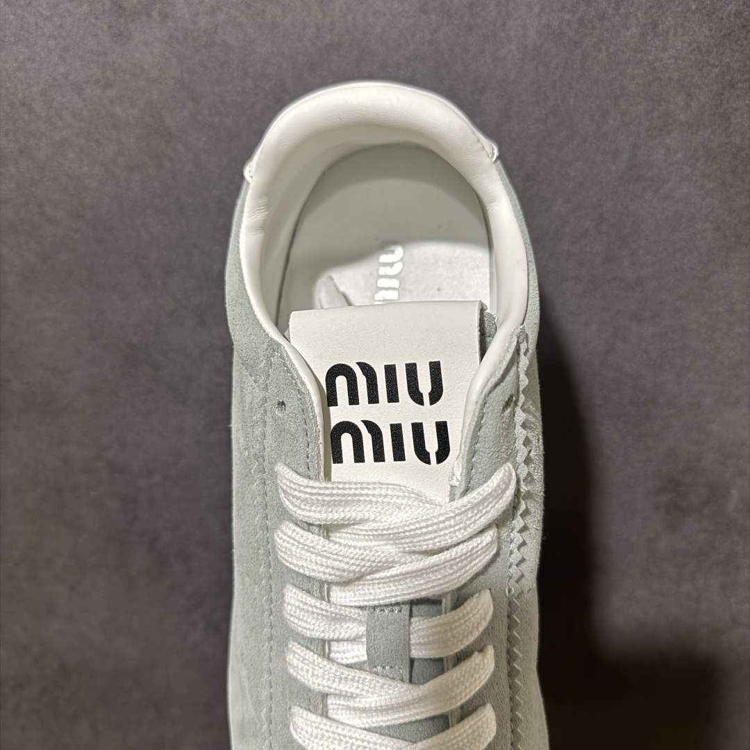 图片[6]-【公司级】MIUMIU缪缪 2026新春系列 Plume 平底系带 德训鞋 薄底鞋 低帮 生活休闲鞋 货号：5E114E_054_F0012_005 尺码：36-45-选品中心