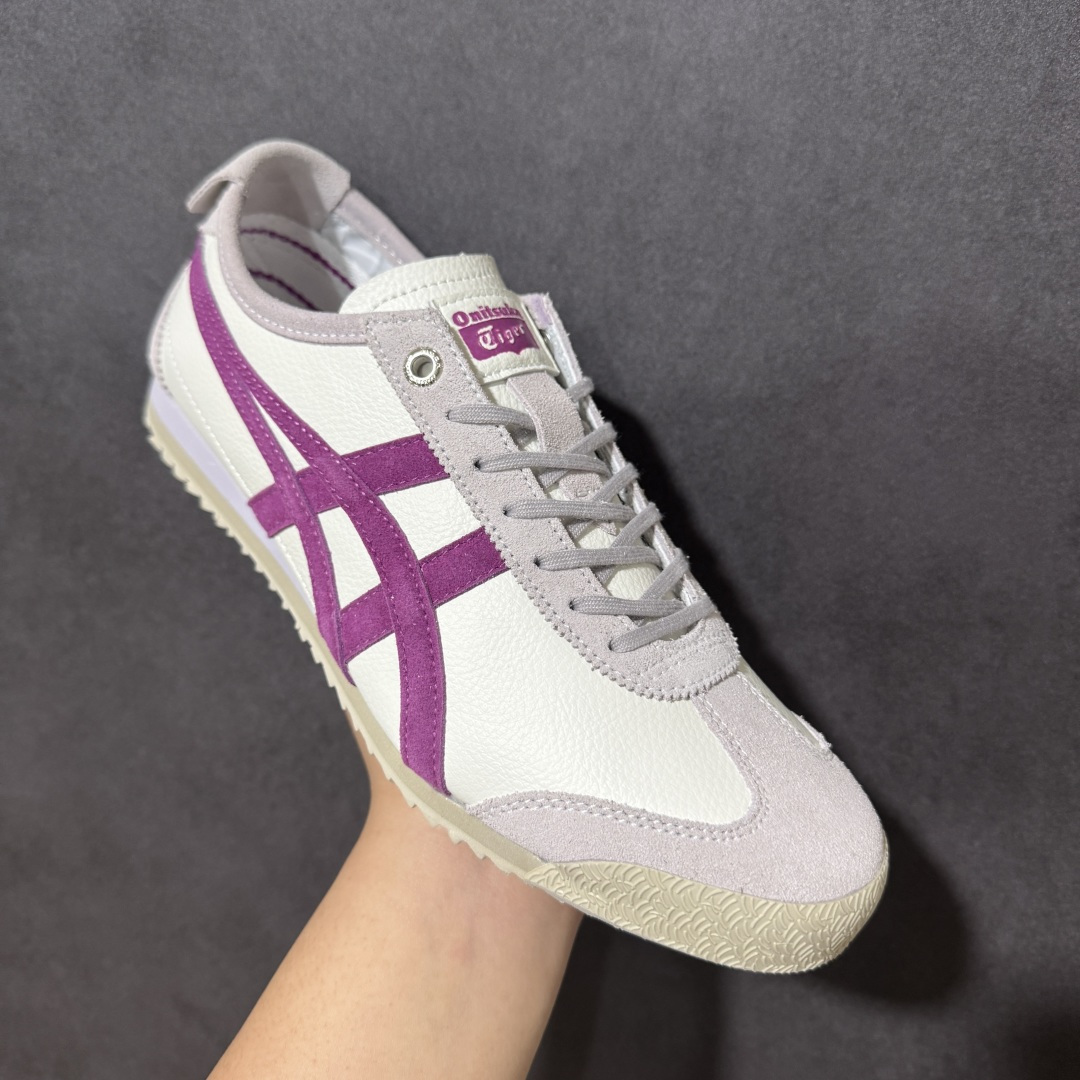 图片[3]-【公司级】Onitsuka Tiger MEXICO 66 SD百搭单品板鞋 MEXICO 66是鬼冢虎旗下最经典的款式，李小龙最喜欢的一款训练鞋休闲鞋！鞋身特有的虎爪造型LOGO，辨识度非常高！更是由偶像明星李宇春等人代言，成为越来越流行的休闲鞋选择 货号：1183C015-106 尺码：36 37 38 39 40.5 41.5 42 43.5 44 45 编码：FSB220230-选品中心