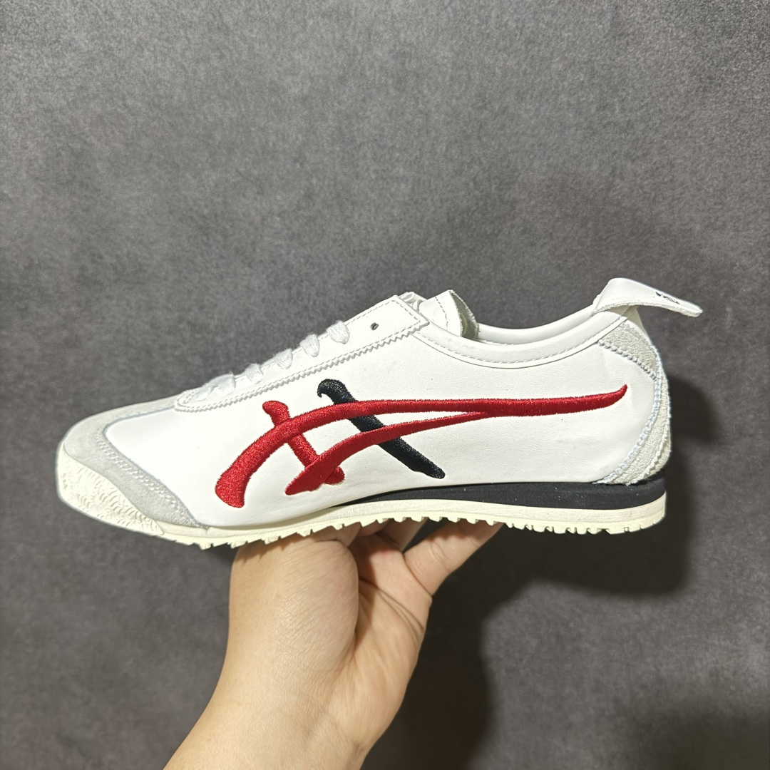 图片[2]-【公司级】Onitsuka Tiger MEXICO 66 NM百搭单品板鞋 MEXICO 66是鬼冢虎旗下最经典的款式，李小龙最喜欢的一款训练鞋休闲鞋！鞋身特有的虎爪造型LOGO，辨识度非常高！更是由偶像明星李宇春等人代言，成为越来越流行的休闲鞋选择 货号：1183C320-101 尺码：36 37 38 39 40.5 41.5 42 43.5 44 45 编码：FSB220230-选品中心
