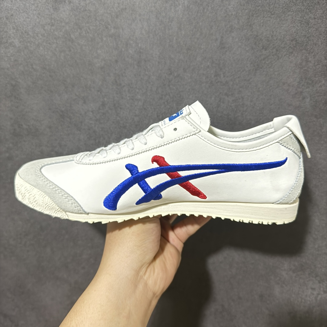 图片[2]-【公司级】Onitsuka Tiger MEXICO 66 NM百搭单品板鞋 MEXICO 66是鬼冢虎旗下最经典的款式，李小龙最喜欢的一款训练鞋休闲鞋！鞋身特有的虎爪造型LOGO，辨识度非常高！更是由偶像明星李宇春等人代言，成为越来越流行的休闲鞋选择 货号：1183C320-100 尺码：36 37 38 39 40.5 41.5 42 43.5 44 45 编码：FSB220230-选品中心