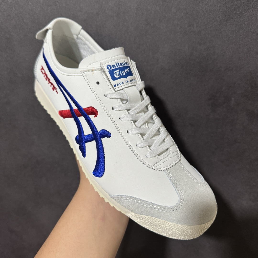 图片[3]-【公司级】Onitsuka Tiger MEXICO 66 NM百搭单品板鞋 MEXICO 66是鬼冢虎旗下最经典的款式，李小龙最喜欢的一款训练鞋休闲鞋！鞋身特有的虎爪造型LOGO，辨识度非常高！更是由偶像明星李宇春等人代言，成为越来越流行的休闲鞋选择 货号：1183C320-100 尺码：36 37 38 39 40.5 41.5 42 43.5 44 45 编码：FSB220230-选品中心