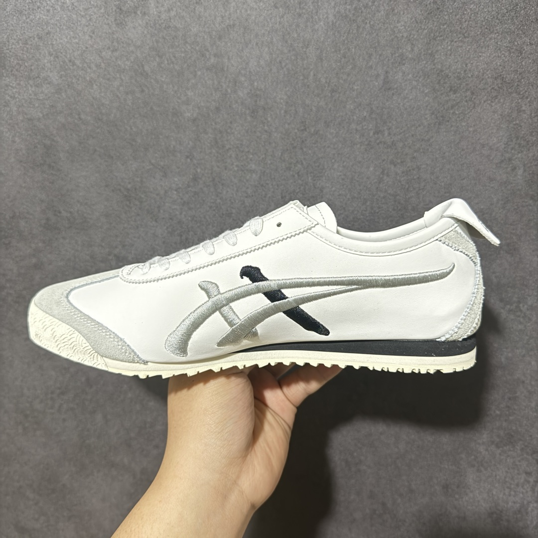 图片[2]-【公司级】Onitsuka Tiger MEXICO 66 NM百搭单品板鞋 MEXICO 66是鬼冢虎旗下最经典的款式，李小龙最喜欢的一款训练鞋休闲鞋！鞋身特有的虎爪造型LOGO，辨识度非常高！更是由偶像明星李宇春等人代言，成为越来越流行的休闲鞋选择 货号：1183C320-102 尺码：36 37 38 39 40.5 41.5 42 43.5 44 45 编码：FSB220230-选品中心