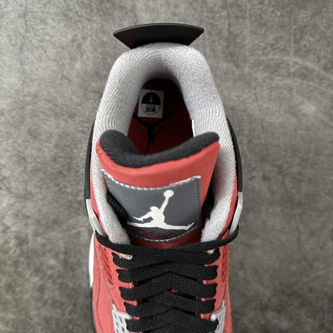 图片[8]-【原厂版】Air Jordan 4 Retro AJ4 2026复刻公牛红黑 FQ8138-600 全新升级改良 原鞋原楦原纸板同源开发 完美呈现乔4的版型 内侧正确双色网格 还原细节 原厂皮料 正确气垫颜色 正确网格工艺 正确拉帮工艺 全鞋原装材料制作 原档案原模具打造 支持全方位与正品对比 尺码：40-47.5-选品中心
