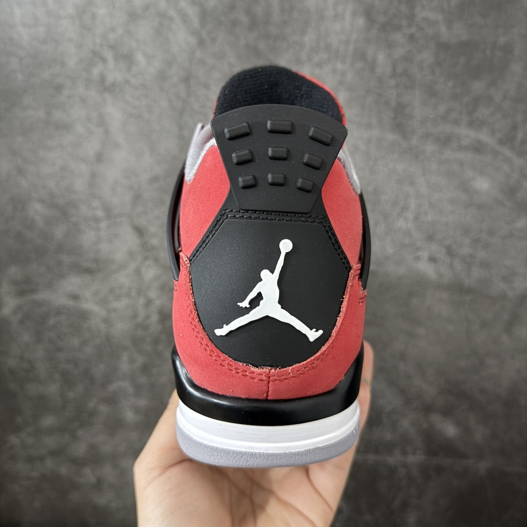 图片[4]-【原厂版】Air Jordan 4 Retro AJ4 2026复刻公牛红黑 FQ8138-600 全新升级改良 原鞋原楦原纸板同源开发 完美呈现乔4的版型 内侧正确双色网格 还原细节 原厂皮料 正确气垫颜色 正确网格工艺 正确拉帮工艺 全鞋原装材料制作 原档案原模具打造 支持全方位与正品对比 尺码：40-47.5-选品中心