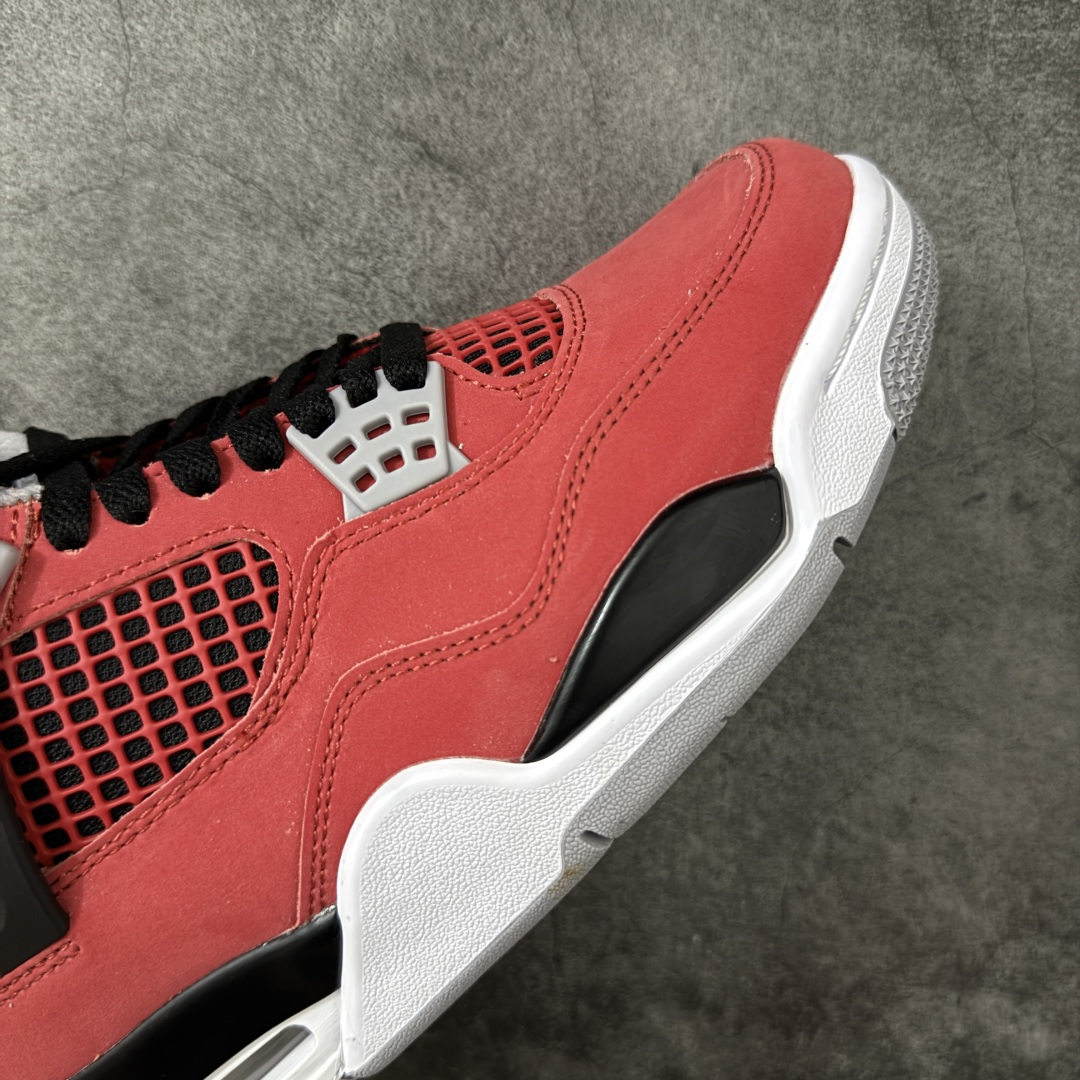 图片[6]-【原厂版】Air Jordan 4 Retro AJ4 2026复刻公牛红黑 FQ8138-600 全新升级改良 原鞋原楦原纸板同源开发 完美呈现乔4的版型 内侧正确双色网格 还原细节 原厂皮料 正确气垫颜色 正确网格工艺 正确拉帮工艺 全鞋原装材料制作 原档案原模具打造 支持全方位与正品对比 尺码：40-47.5-选品中心