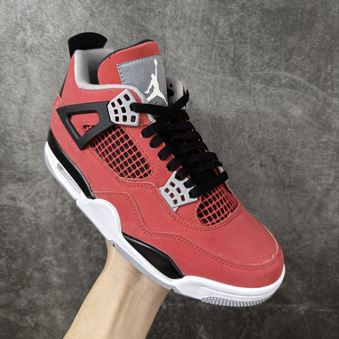 图片[3]-【原厂版】Air Jordan 4 Retro AJ4 2026复刻公牛红黑 FQ8138-600 全新升级改良 原鞋原楦原纸板同源开发 完美呈现乔4的版型 内侧正确双色网格 还原细节 原厂皮料 正确气垫颜色 正确网格工艺 正确拉帮工艺 全鞋原装材料制作 原档案原模具打造 支持全方位与正品对比 尺码：40-47.5-选品中心