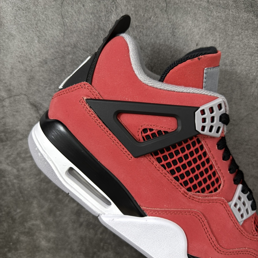 图片[7]-【原厂版】Air Jordan 4 Retro AJ4 2026复刻公牛红黑 FQ8138-600 全新升级改良 原鞋原楦原纸板同源开发 完美呈现乔4的版型 内侧正确双色网格 还原细节 原厂皮料 正确气垫颜色 正确网格工艺 正确拉帮工艺 全鞋原装材料制作 原档案原模具打造 支持全方位与正品对比 尺码：40-47.5-选品中心