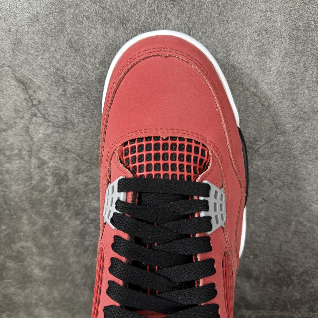 图片[5]-【原厂版】Air Jordan 4 Retro AJ4 2026复刻公牛红黑 FQ8138-600 全新升级改良 原鞋原楦原纸板同源开发 完美呈现乔4的版型 内侧正确双色网格 还原细节 原厂皮料 正确气垫颜色 正确网格工艺 正确拉帮工艺 全鞋原装材料制作 原档案原模具打造 支持全方位与正品对比 尺码：40-47.5-选品中心