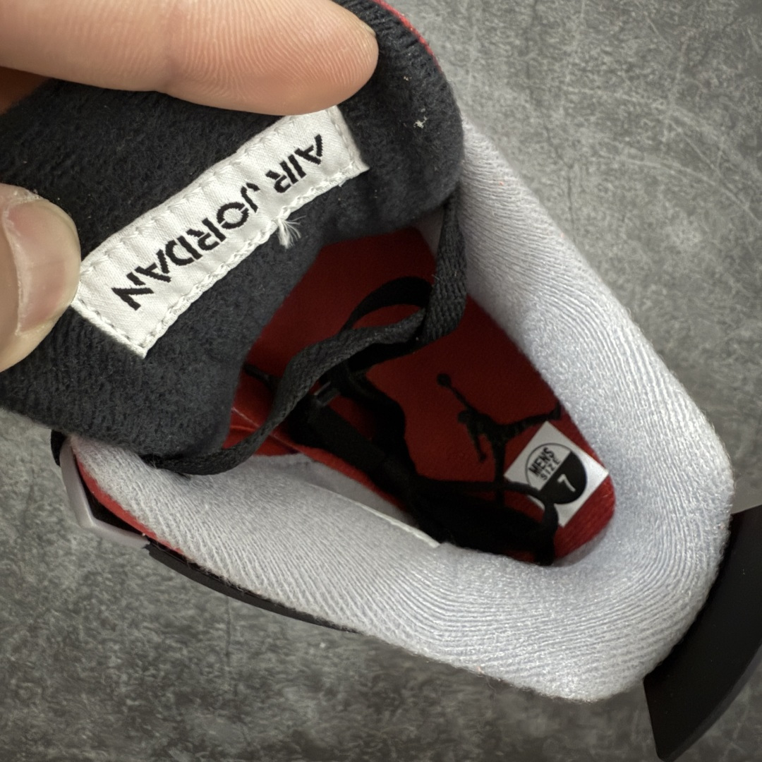 图片[8]-【原厂版】Air Jordan 4 Retro AJ4 2026复刻公牛红黑 FQ8138-600 全新升级改良 原鞋原楦原纸板同源开发 完美呈现乔4的版型 内侧正确双色网格 还原细节 原厂皮料 正确气垫颜色 正确网格工艺 正确拉帮工艺 全鞋原装材料制作 原档案原模具打造 支持全方位与正品对比 尺码：40-47.5-选品中心
