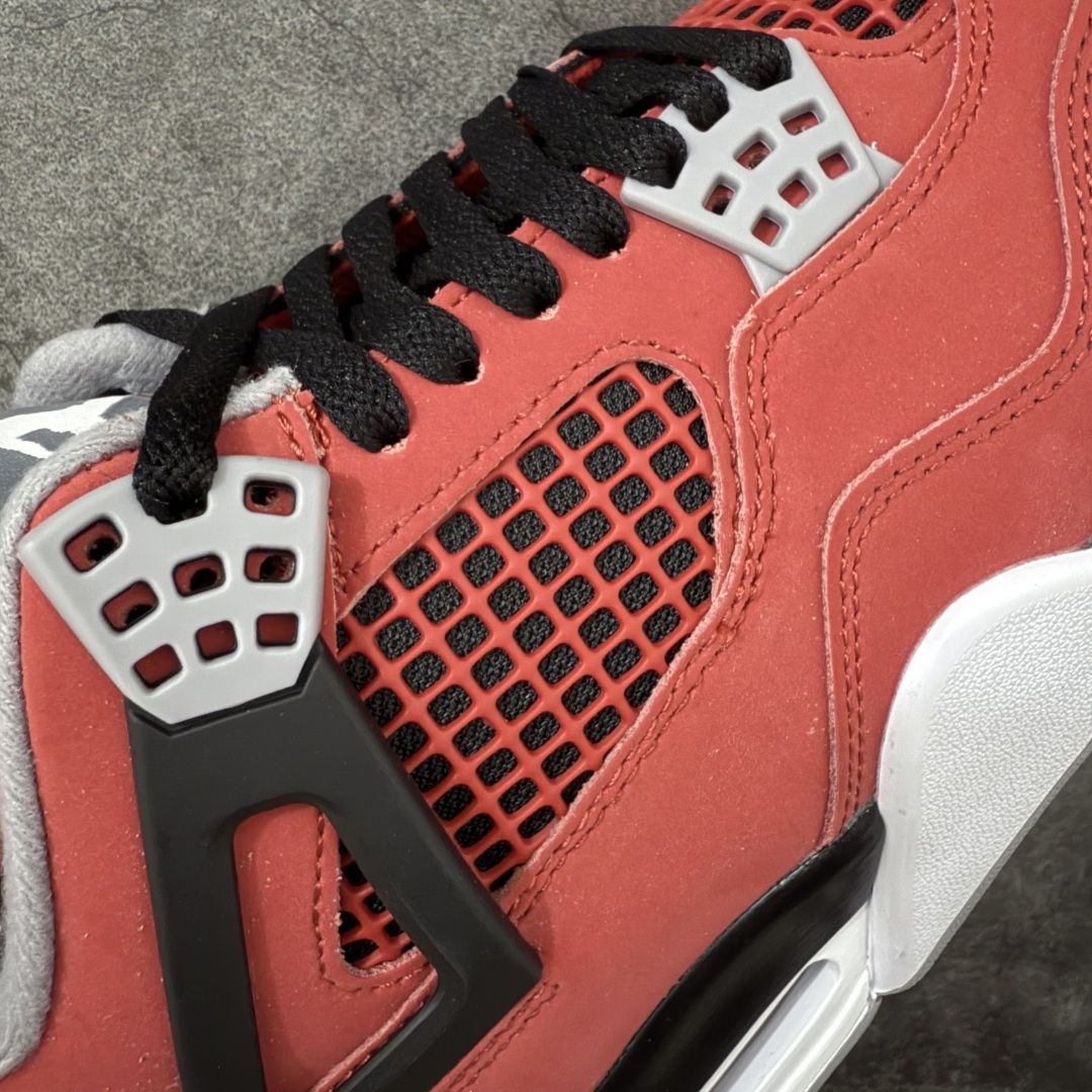 图片[5]-【原厂版】Air Jordan 4 Retro AJ4 2026复刻公牛红黑 FQ8138-600 全新升级改良 原鞋原楦原纸板同源开发 完美呈现乔4的版型 内侧正确双色网格 还原细节 原厂皮料 正确气垫颜色 正确网格工艺 正确拉帮工艺 全鞋原装材料制作 原档案原模具打造 支持全方位与正品对比 尺码：40-47.5-选品中心