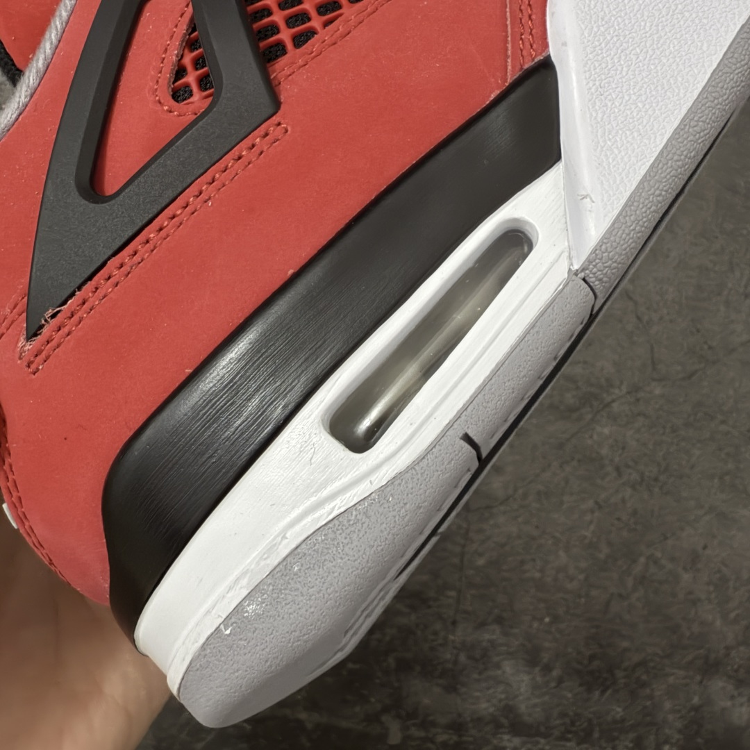 图片[3]-【原厂版】Air Jordan 4 Retro AJ4 2026复刻公牛红黑 FQ8138-600 全新升级改良 原鞋原楦原纸板同源开发 完美呈现乔4的版型 内侧正确双色网格 还原细节 原厂皮料 正确气垫颜色 正确网格工艺 正确拉帮工艺 全鞋原装材料制作 原档案原模具打造 支持全方位与正品对比 尺码：40-47.5-选品中心