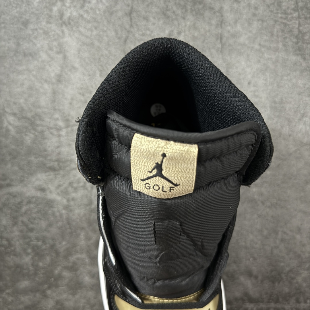 图片[8]-【H11纯原】Jordan Air Jordan 1 High Golf “Gold Toe”黑白金 货号：DQ0660-002 尺码：35.5 36 36.5 37.5 38 38.5 39 40 40.5 41 42 42.5 43 44 44.5 45 46 46.5 47.5 48 48.5-选品中心