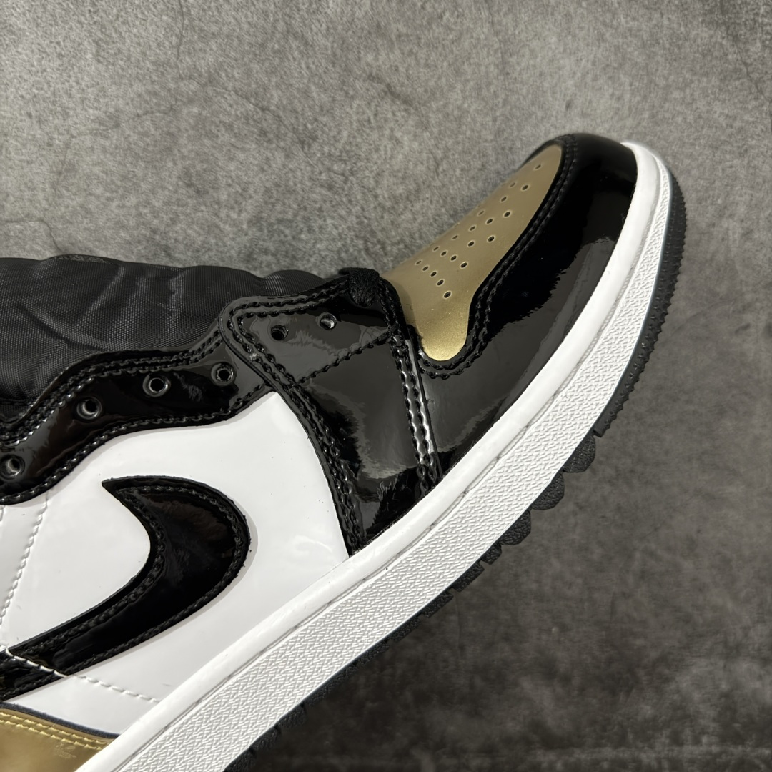 图片[6]-【H11纯原】Jordan Air Jordan 1 High Golf “Gold Toe”黑白金 货号：DQ0660-002 尺码：35.5 36 36.5 37.5 38 38.5 39 40 40.5 41 42 42.5 43 44 44.5 45 46 46.5 47.5 48 48.5-选品中心