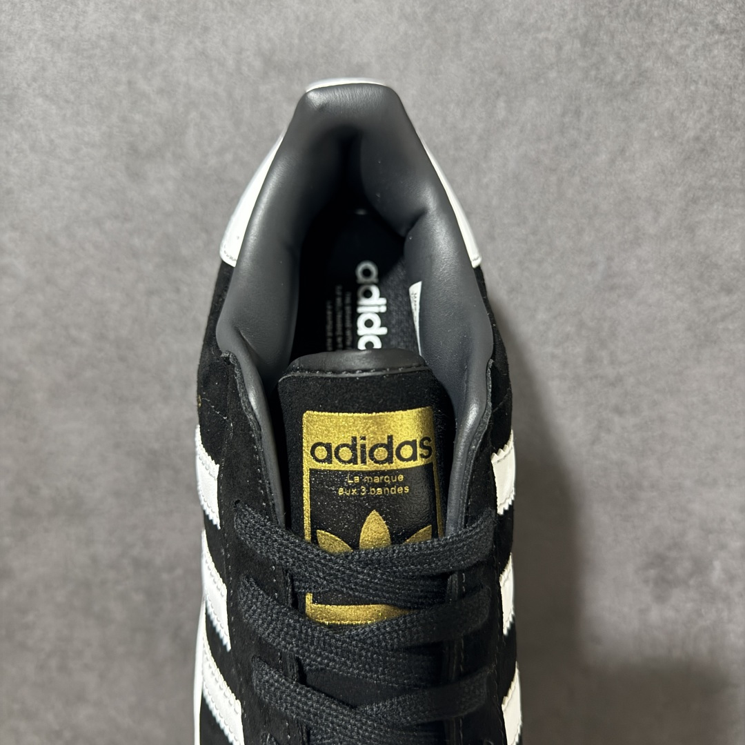 图片[7]-【公司级】阿迪达斯Adidas Superstar XLG 贝壳头厚底增高百搭休闲运动板鞋 原楦原纸版数据开发 采用头层皮革材质打造 翻毛黑白金标厚底 正确鞋垫 正确底模及扇贝头盖片 货号：ID4657 尺码：35-45（半）-选品中心