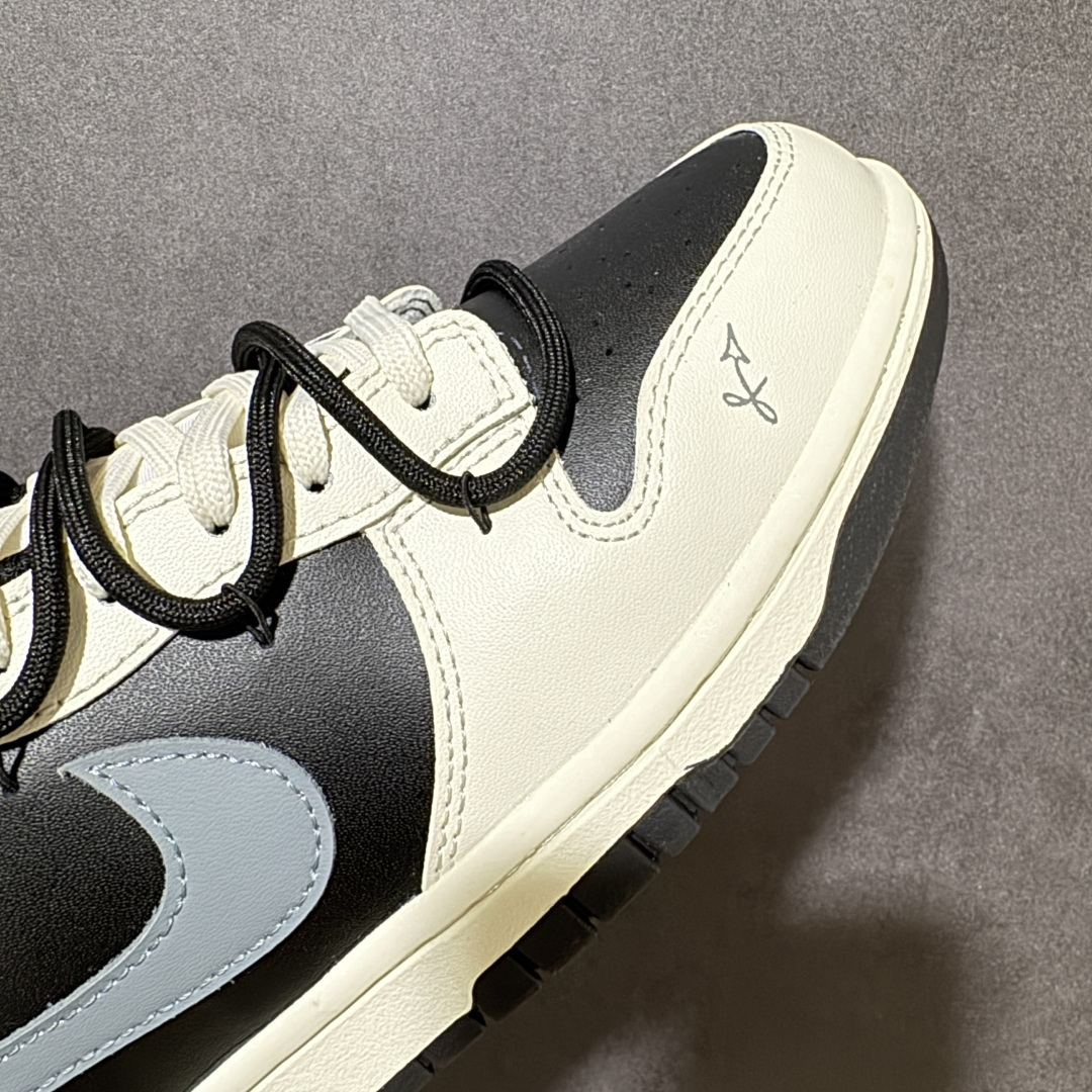 图片[7]-【定制版】Nike SB Dunk Low 绑带 周年高端定制 低帮休闲板鞋 HF5441-100  #定制鞋盒 大厂纯原品质出货 超高清洁度 皮料切割干净无任何毛边 细节完美   尺码：40 40.5 41 42 42.5 43 44 44.5 45 46-选品中心
