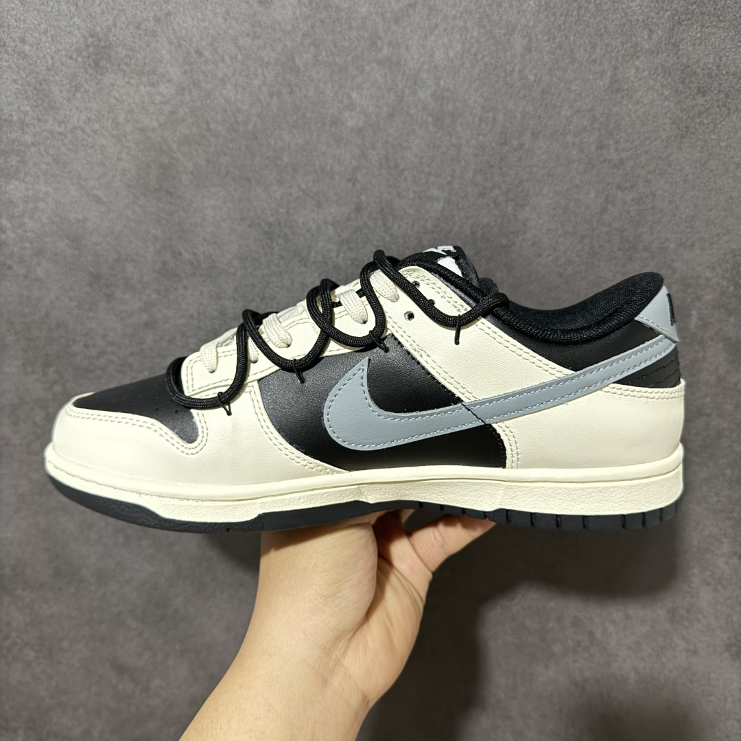 图片[2]-【定制版】Nike SB Dunk Low 绑带 周年高端定制 低帮休闲板鞋 HF5441-100  #定制鞋盒 大厂纯原品质出货 超高清洁度 皮料切割干净无任何毛边 细节完美   尺码：40 40.5 41 42 42.5 43 44 44.5 45 46-选品中心