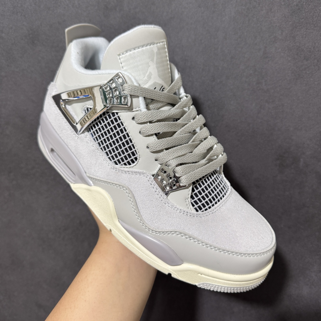 图片[3]-【公司级】Air Jordan AJ4 Retro 原楦原纸板同源开发 完美呈现乔4的版型 内侧正确双色网格 还原细节 正确气垫颜色 正确网格工艺 正确拉帮工艺 全鞋原装材料制作 原档案原模具打造 货号：AQ9129-001 尺码：36-46-选品中心