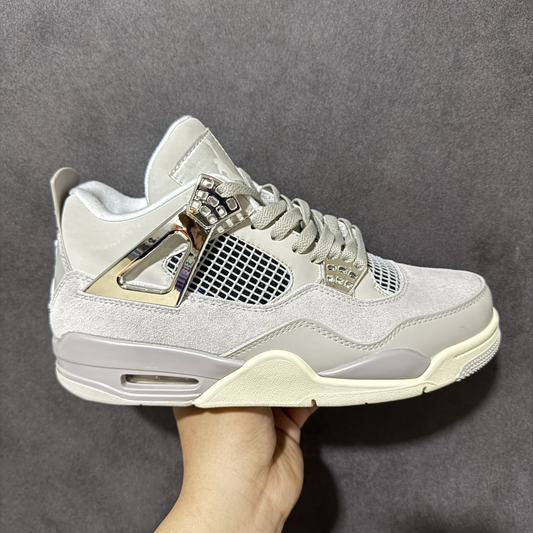 【公司级】Air Jordan AJ4 Retro 原楦原纸板同源开发 完美呈现乔4的版型 内侧正确双色网格 还原细节 正确气垫颜色 正确网格工艺 正确拉帮工艺 全鞋原装材料制作 原档案原模具打造 货号：AQ9129-001 尺码：36-46-选品中心