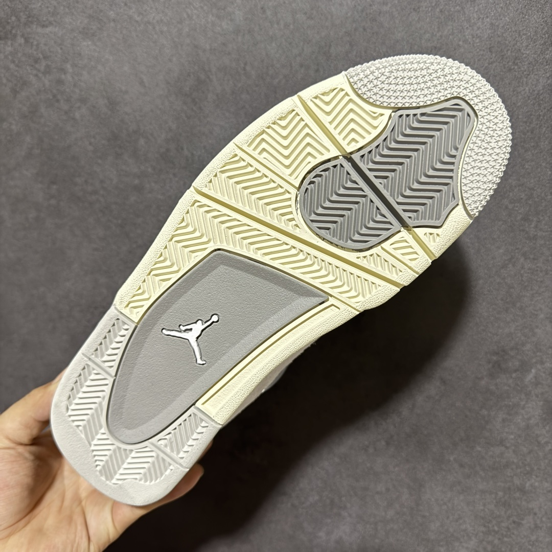 图片[9]-【公司级】Air Jordan AJ4 Retro 原楦原纸板同源开发 完美呈现乔4的版型 内侧正确双色网格 还原细节 正确气垫颜色 正确网格工艺 正确拉帮工艺 全鞋原装材料制作 原档案原模具打造 货号：AQ9129-001 尺码：36-46-选品中心