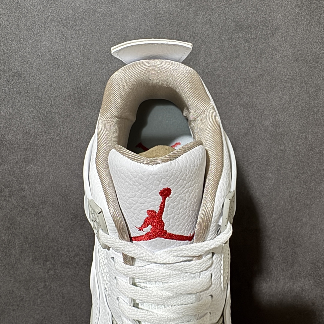 图片[6]-【公司级】Air Jordan AJ4 Retro 原楦原纸板同源开发 完美呈现乔4的版型 内侧正确双色网格 还原细节 正确气垫颜色 正确网格工艺 正确拉帮工艺 全鞋原装材料制作 原档案原模具打造 货号：CT8527-100 尺码：36-46-选品中心